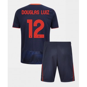 Nottingham Forest Douglas Luiz #12 Tredjetrøje Børn 2025-26 Kortærmet (+ Korte bukser)